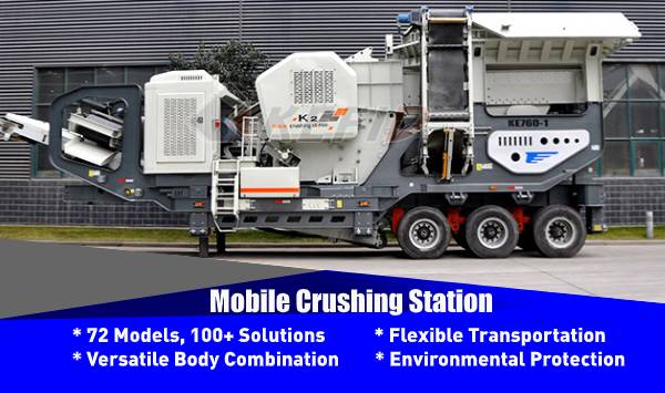 mobile crushing station