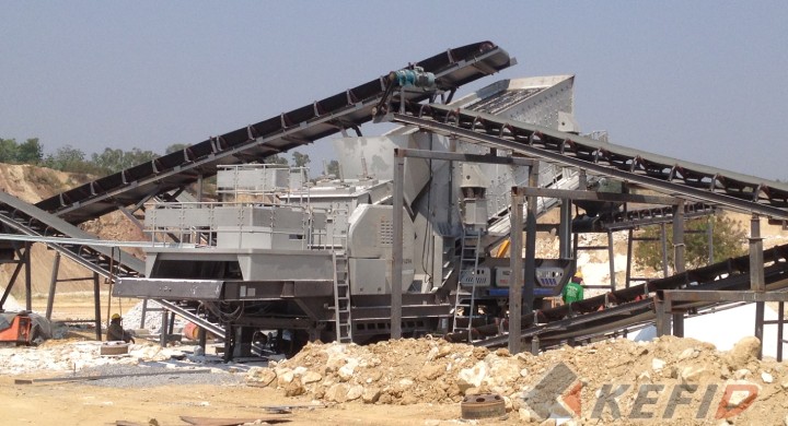 150TPH River Stone Mobile Crushing Plant in Mexico